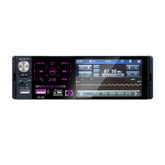 1-DIN 4.1" car radio with Bluetooth, USB and rear camera support