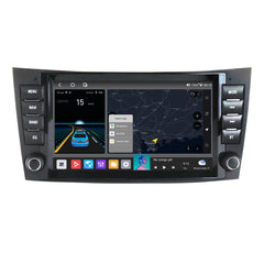 Mercedes-Benz W211 E/G/CLS/CLK-7 "-radio Apple CarPlay- ja Android Auto -sovelluksella