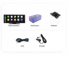 Universāls mazs - 6,86 "radio ar Apple Carplay un Android Auto