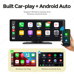 Universāls mazs - 6,86 "radio ar Apple Carplay un Android Auto