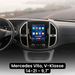 Mercedes Vito 14-21 - 9.7" Radio with Apple CarPlay and Android Auto