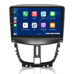 Peugeot 207 06-15 - 9" Radio with Apple CarPlay and Android Auto