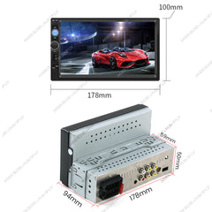 Universal - 7 "1 -su radio con Apple CarPlay y Android Auto (Cable)