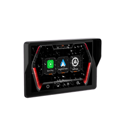 5” CarPlay til Motorcykel – Trådløs Apple CarPlay & Android Auto (IP67) med klart display og app-ikoner.