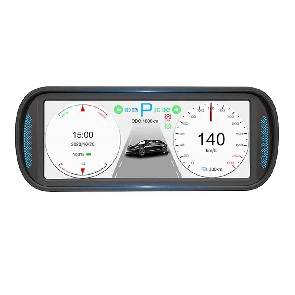 6.8" IPS HD HUD Skærm til Tesla Model 3/Y – Plug & Play Head-Up Display – Bilmedie.dk