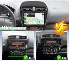 Mitsubishi Space Star 12-18 - 9 "Radio with Apple CarPlay and Android Auto