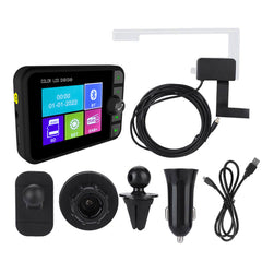 DAB+ Adapter with 2.4" Color LCD, Bluetooth, FM Transmitter, and AUX. 