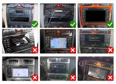 Mercedes-Benz W210 mm. 1998-2008 - 7 "Radio mit Apple CarPlay und Android Auto