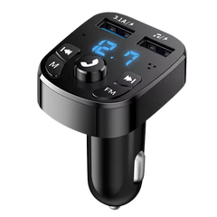 12 V nabíjačka pre objímku cigariet so vstavaným vysielačom Bluetooth