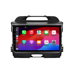 Kia Sportage 10-16 - 9 "radio ar Apple CarPlay un Android Auto