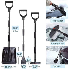 Winter set 3 in 1 with shovel, scraper and brush