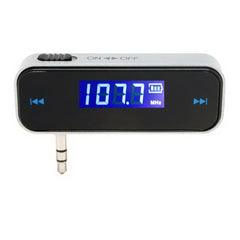 FM Transmitter with AUX – Wireless music & hands-free calling in the car 