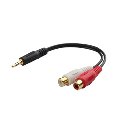 3,5 mm Aux priključak (muško) do RCA (ona) razdjelnik